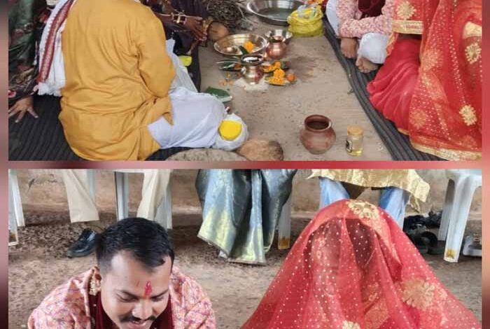 केंद्रीय जेल जगदलपुर में पहली बार सजा विवाह का मंडप, कैदी बना दूल्हा केंद्रीय जेल जगदलपुर में पहली बार सजा विवाह का मंडप, कैदी बना दूल्हा