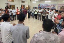भाजपा प्रदेशाध्यक्ष किरण देव के शीघ्र स्वास्थ्य लाभ के लिए भाजयुमो ने किया हनुमान चालीसा का पाठ