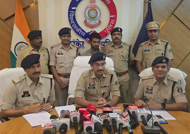 कांकेर, धमतरी एवं जगदलपुर के मंदिराें में चोरी की वारदात काे अंजाम देने वाला आरोपी गिरफ्तार