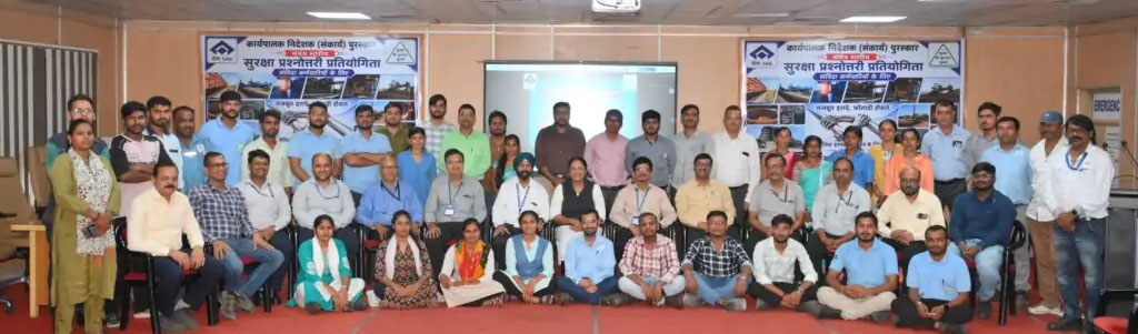 बीएसपी में ठेका श्रमिकों के लिए सुरक्षा प्रश्नोत्तरी का आयोजन, 1030 श्रमिकों ने लिया भाग