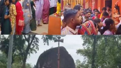 सावन के पहले ही दिन शिवमय हुआ छत्तीसगढ़, महादेव के दर्शन और जलाभिषेक के लिए लगी लंबी लाइन सावन के पहले ही दिन शिवमय हुआ छत्तीसगढ़, महादेव के दर्शन और जलाभिषेक के लिए लगी लंबी लाइन