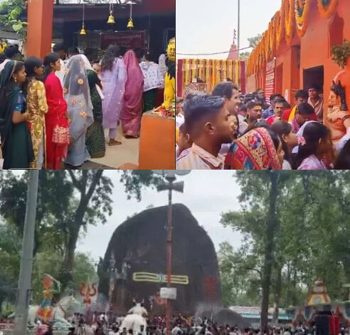 सावन के पहले ही दिन शिवमय हुआ छत्तीसगढ़, महादेव के दर्शन और जलाभिषेक के लिए लगी लंबी लाइन सावन के पहले ही दिन शिवमय हुआ छत्तीसगढ़, महादेव के दर्शन और जलाभिषेक के लिए लगी लंबी लाइन