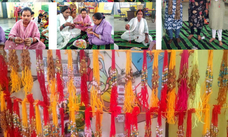 राखी के रंगों से आत्मनिर्भरता की नई उड़ान, बिहान से महिलाओं को मिला हुनर और स्वरोजगार का अवसर